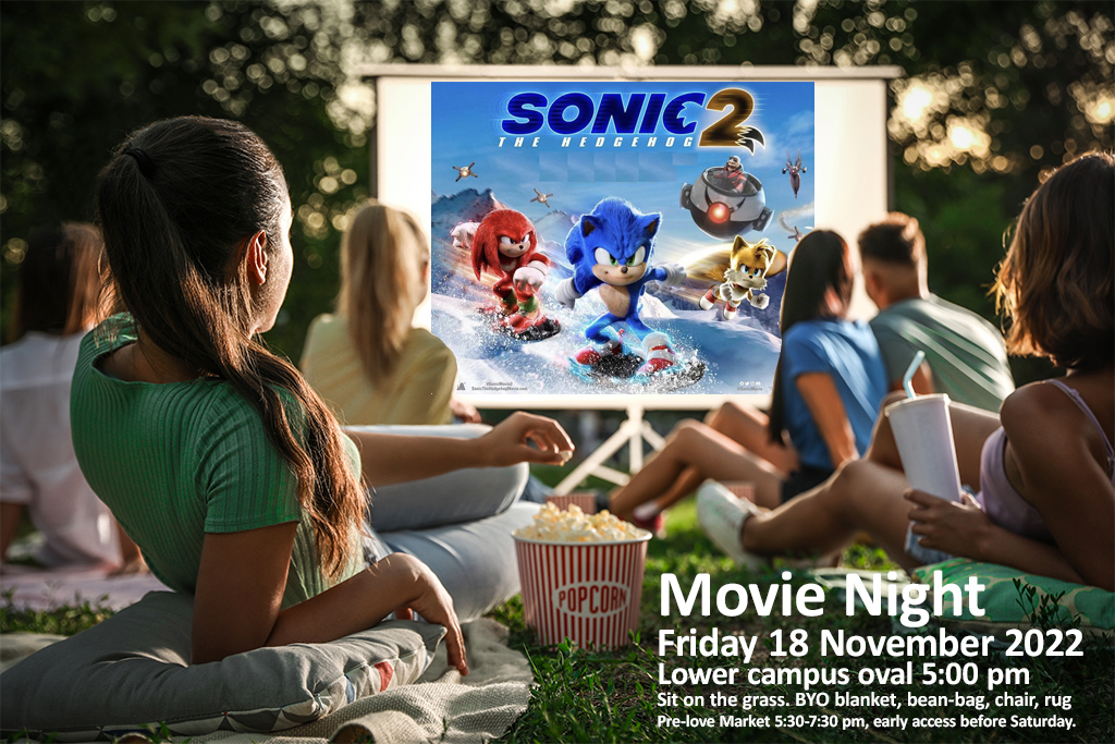 Movie Night on the lower campus oval